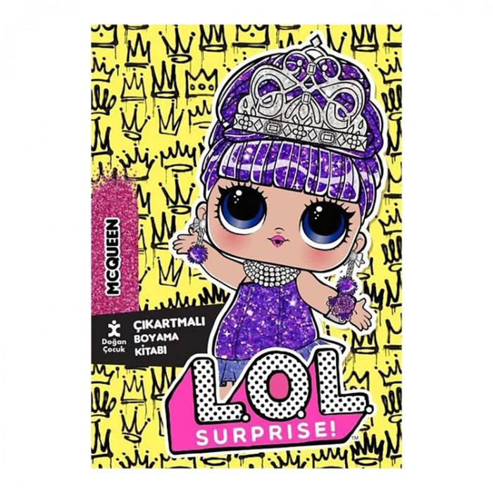 L.O.L SURPRISE! MC QUEEN ÇIKARTMALI BOYAMA KİTABI
