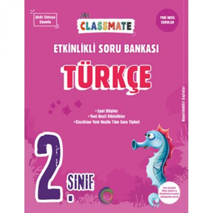 OKYANUS  2. SINIF CLASSMATE TÜRKÇE ETKİNLİKLİ SORU BANKASI