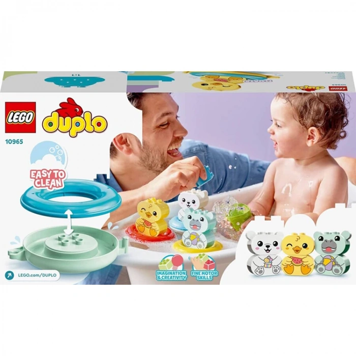 LEGO DUPLO 10965  İLK BANYO ZAMANI EĞLENCESİ: YÜZEN HAYVAN TRENİ 6379250