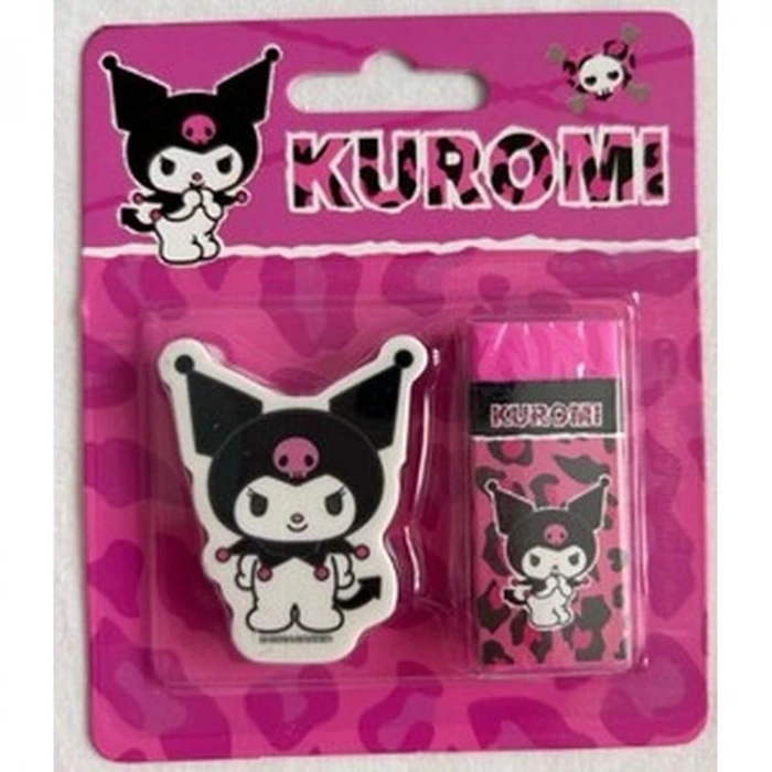 TMN 590194 KUROMI SİLGİ SETİ BLISTER 2Lİ