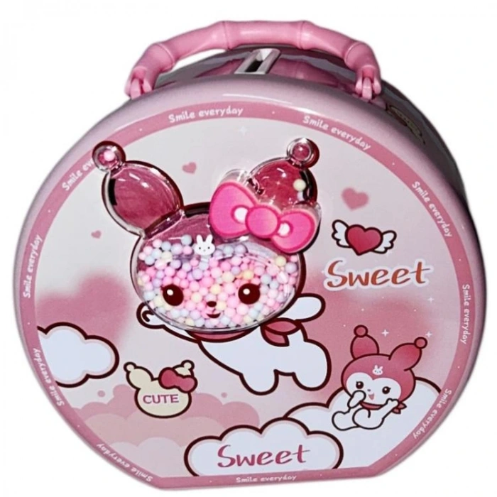 GİFTZEN S-276-C HELLO KITTY SAPLI ŞİFRELİ KİLİTLİ METAL KUMBARA 3+ - TEKLİ