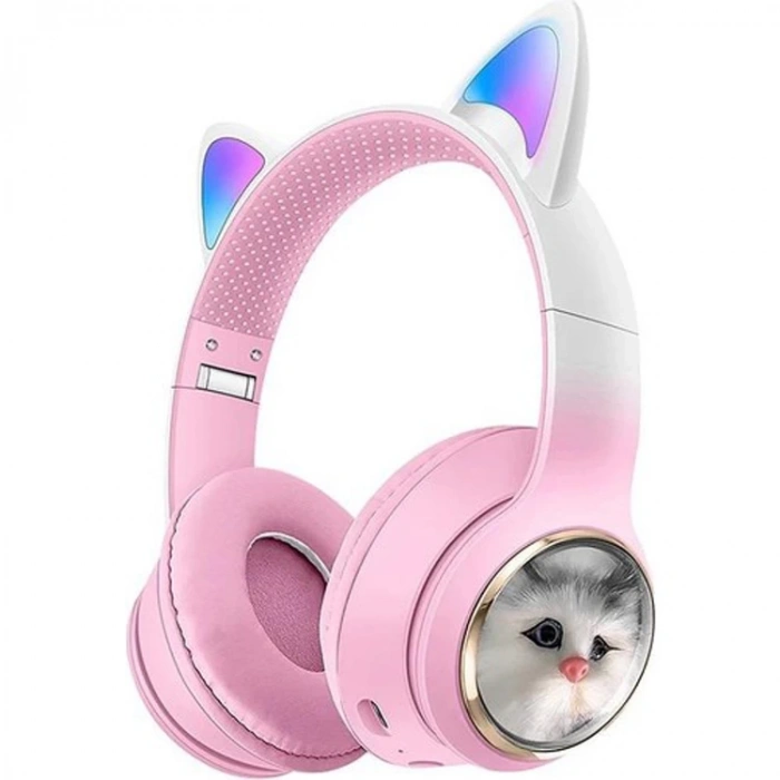 PLATOON PL-2341 (AKZ09) WIRELESS 5.3 KEDİLİ KULAK ÜSTÜ KULAKLIK