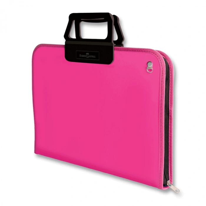 FABER CASTELL PROJE ÇANTASI 38x55 CM. PEMBE
