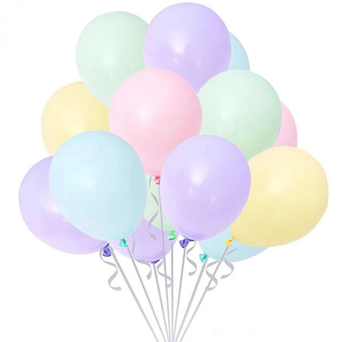 KİKA JOY 303376 PASTEL RENK BALON BASKISIZ KARIŞIK 100LÜ