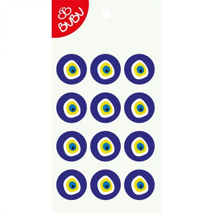 BU-BU LUX EPOXY STICKER NAZAR BONCUĞU 3cm BUBU-LS0042