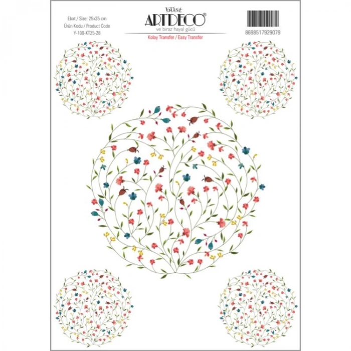 ARTDECO KOLAY TRANSFER 25X35CM DESEN 28