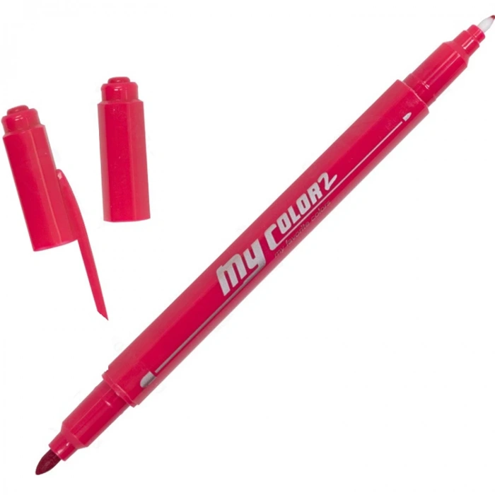 MY COLOR 2 ÇİFT UÇLU KEÇELİ KALEM GÜL