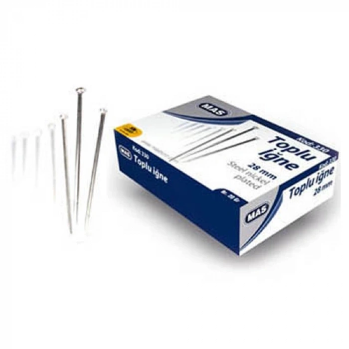 MAS 330 NİKEL TOPLU İĞNE 20Gr