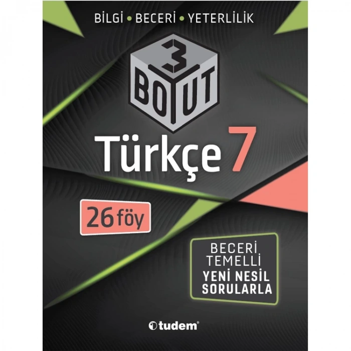 TUDEM 7.SINIF TÜRKÇE 3 BOYUT