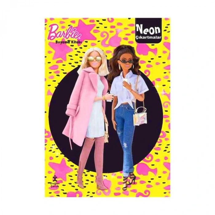 BARBİE  NEON ÇIKARTMALI BOYAMA KİTABI