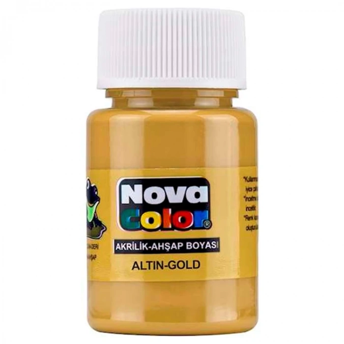 NOVA COLOR ALTIN 30 CC ŞİŞE AKRİLİK BOYA
