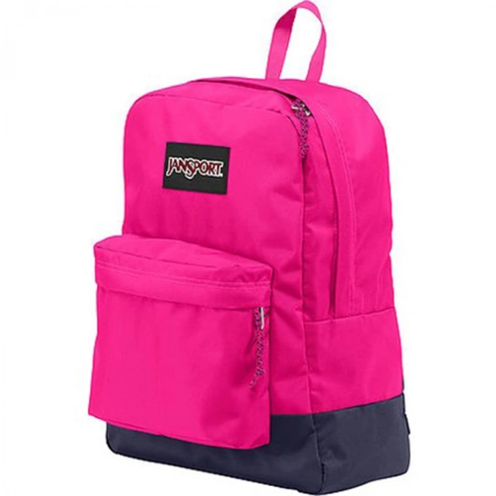 JANSPORT T60G01B BLACK LABEL CYBER PINK SIRT ÇANTASI