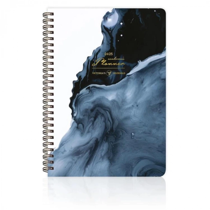 VICTORIAS JOURNALS 1805 SPİRALLİ A5 2024-2025  AKADEMİK AJANDA