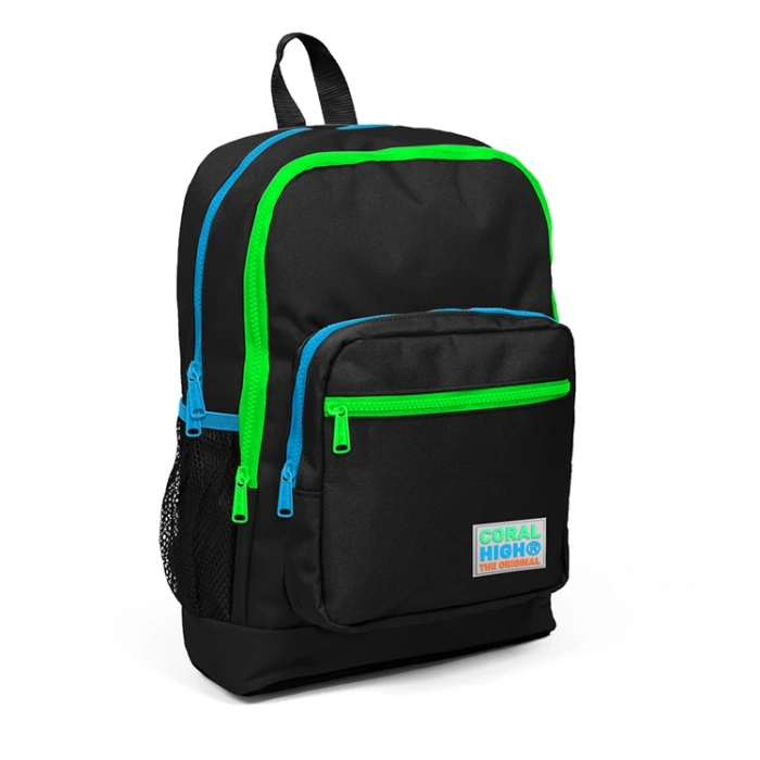 CORAL HIGH 23717 DÖRT BÖLMELİ SIRT ÇANTASI SİYAH