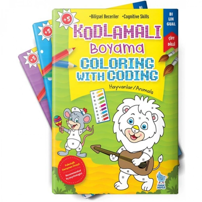 KODLAMALI BOYAMA KİTABI ( 4 KİTAP )