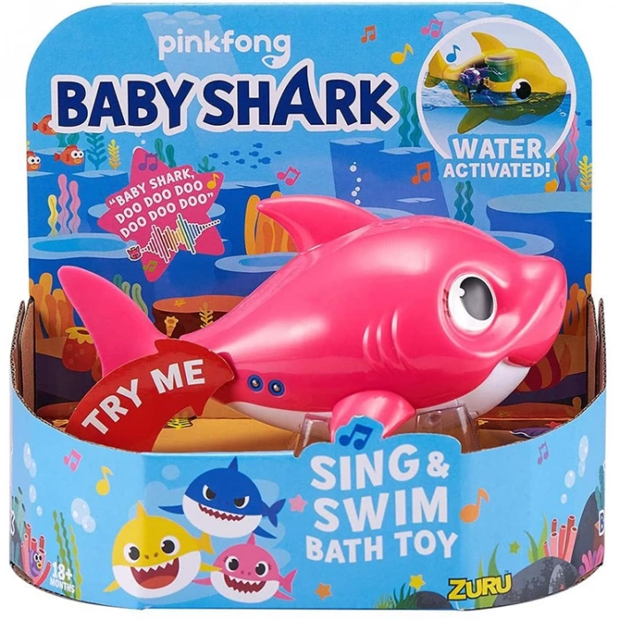 GIOCHI BABY SHARK ŞARKI SÖYLEYEN VE YÜZEN FİGÜR GIO-BAH03000 (25282)