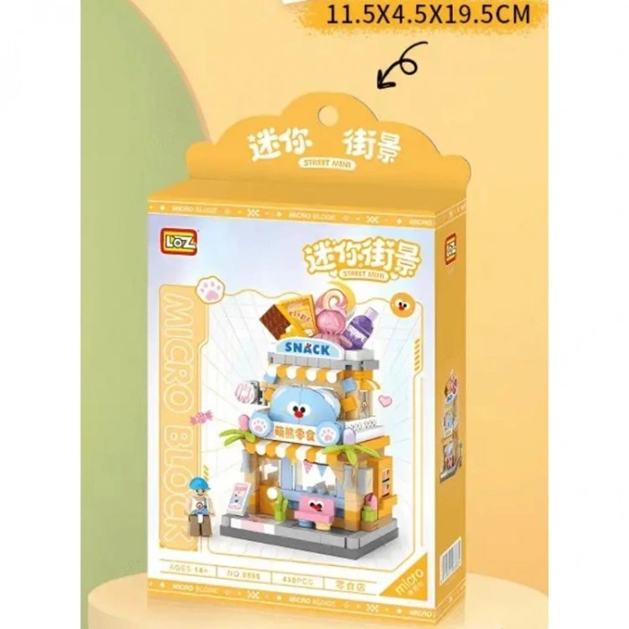 VAGONLIFE LOZ 8868 ATIŞTIRMALIK DÜKKANI 410 PARÇA BLOCK OYUNCAK 14+