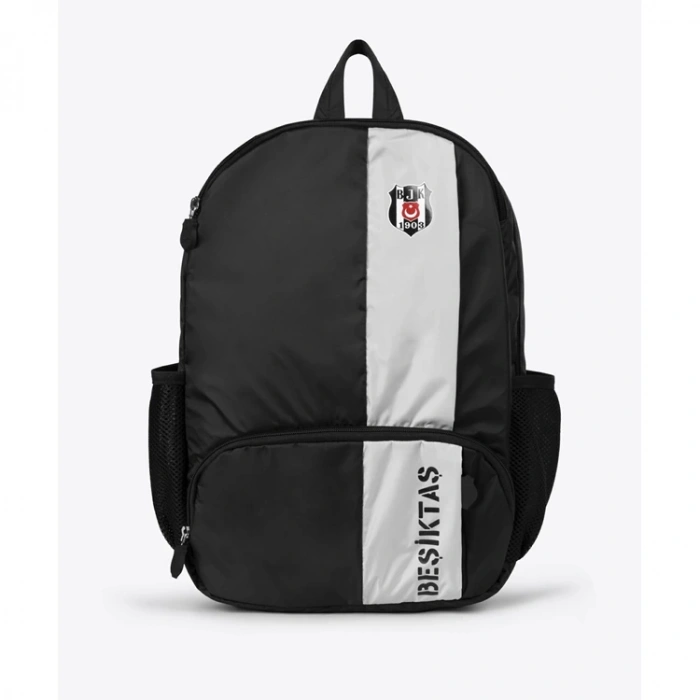 ME BEŞİKTAŞ 24340 GRİ ŞERİT SIRT ÇANTASI SİYAH