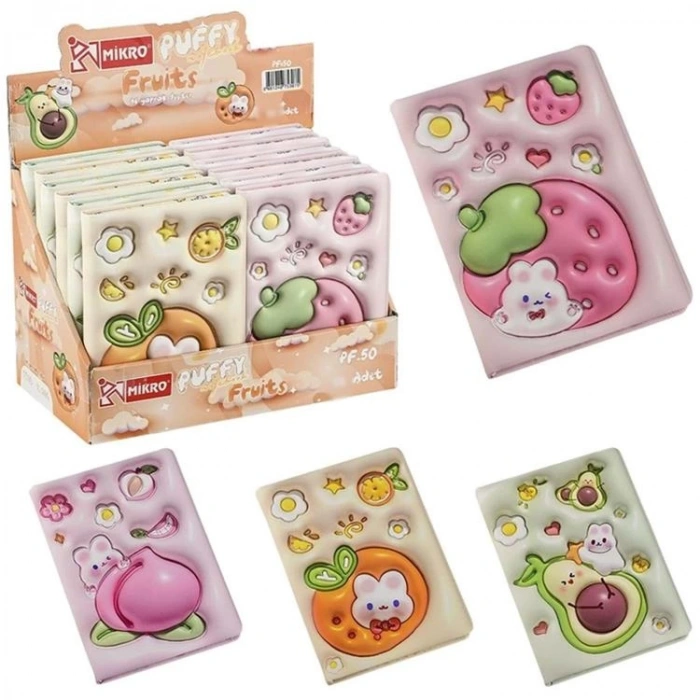 MİKRO PUFFY PF-50 FRUITS NOT DEFTERİ