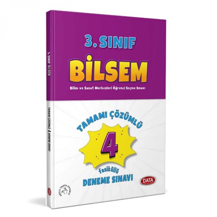 DATA 3. SINIF BİLSEM TAMAMI ÇÖZÜMLÜ 4 FASİKÜL DENEME SINAVI