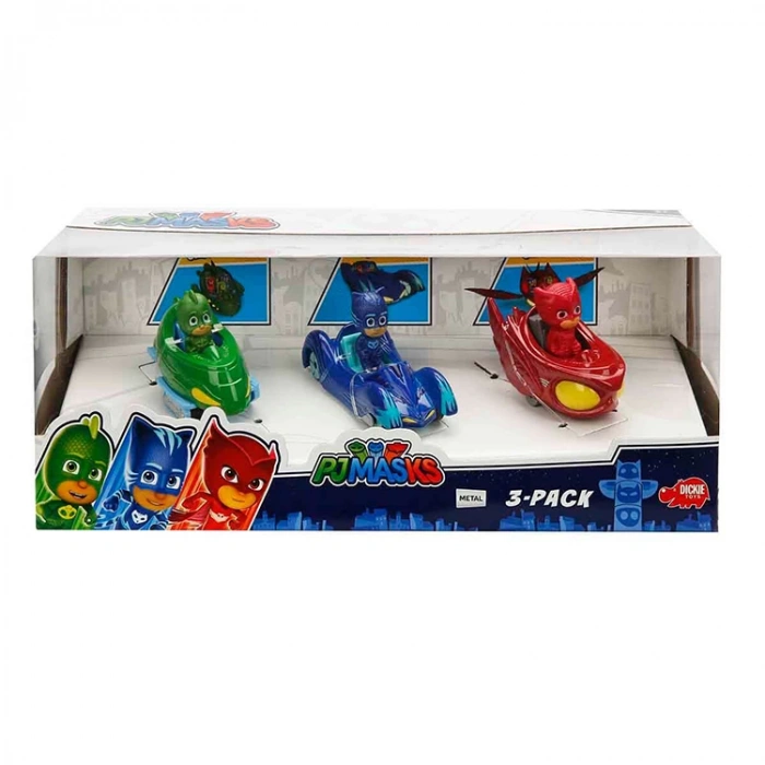 DICKIE PJ MASKS 3LÜ METAL KARAKTER ARAÇLI FİGÜRLER -203143000