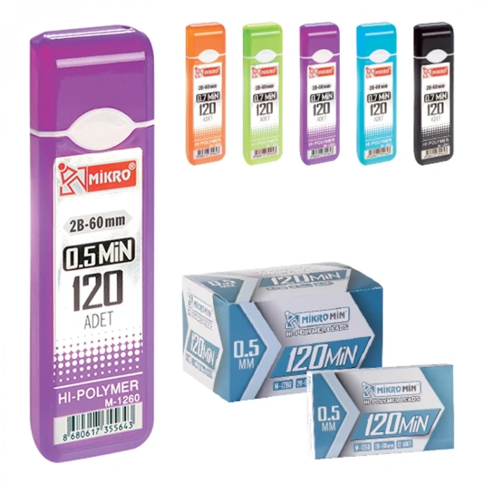 MİKRO M-1260 120Lİ MİN 0.5 2B 60mm UÇ