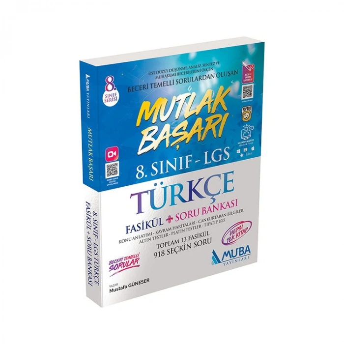 MUBA 8. SINIF LGS TÜRKÇE FASİKÜL + SORU BANKASI