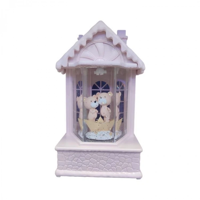 CEREN LLM-HDY0244 ŞATODA AYICIKLAR SİM ATAN IŞIKLI SESLİ FANUS