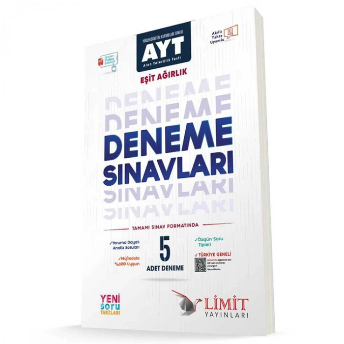 LİMİT AYT EŞİT AĞIRLIK 5Lİ DENEME SINAVLARI