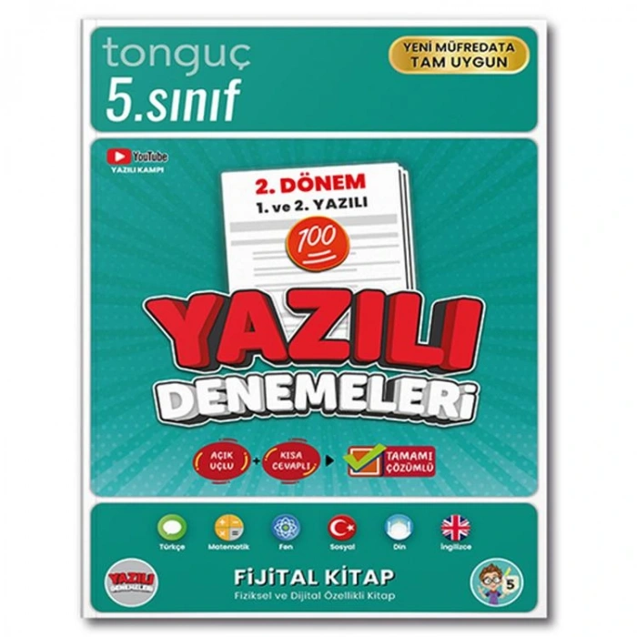 TONGUÇ 5. SINIF 2.DÖNEM YAZILI DENEMELERİ 1. VE 2. YAZILI