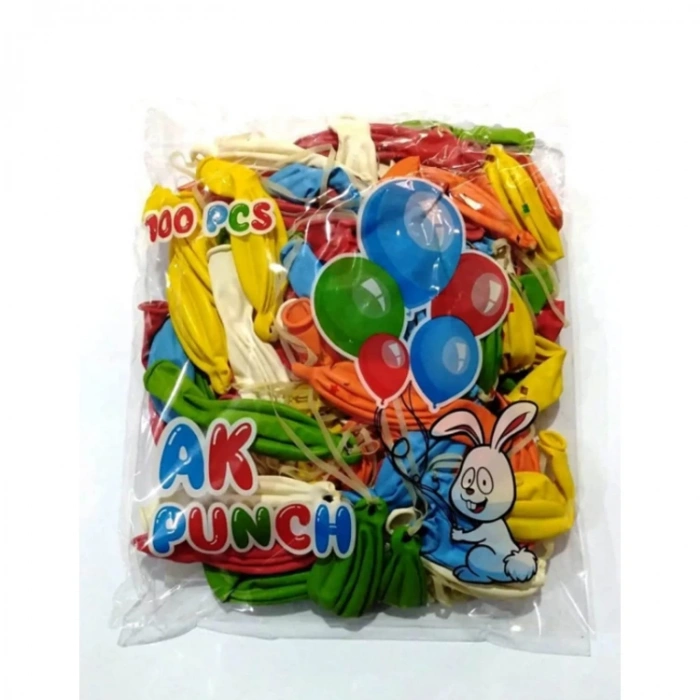 AK PUNCH LASTİKLİ BALON DÜZ KARIŞIK RENK