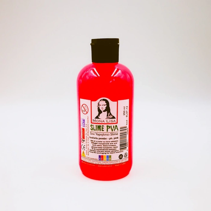 SÜDOR SL07-12 SLİME SIVI YAPIŞTIRICI 250 ML FOSFORLU PEMBE
