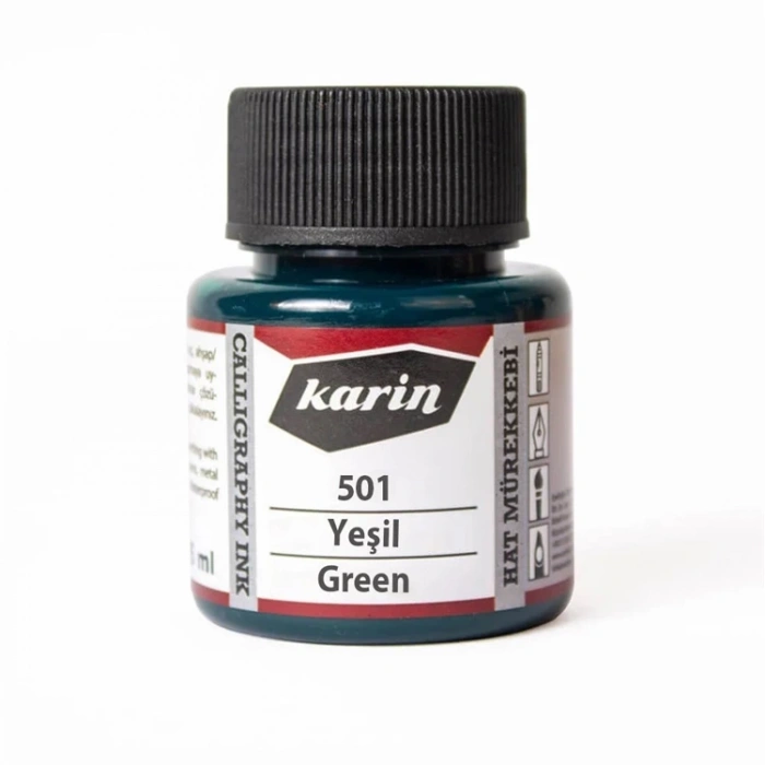 KARİN HAT MÜREKKEBİ YEŞİL 501 45ml.