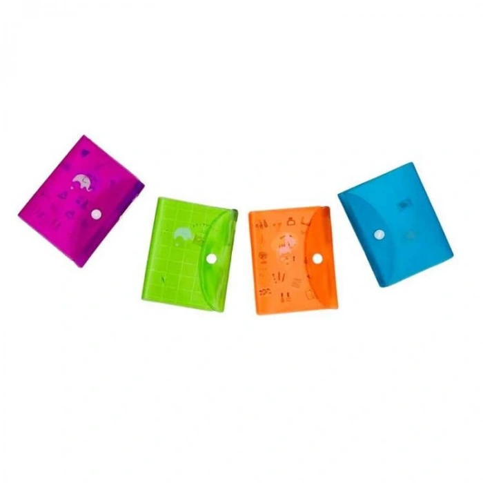 LUTART RENKLİ ÇITÇITLI PP.KAPAK CEP DEFTERİ KALEMLİ - TEKLİ