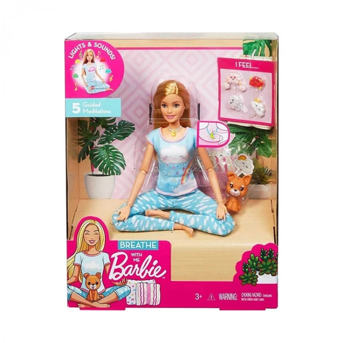 MATTEL GNK01 BARBIE NEFES EGZERZİSİ BEBEĞİ