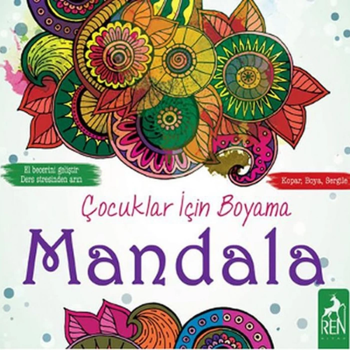ÇOCUKLAR İÇİN BOYAMA -MANDALA