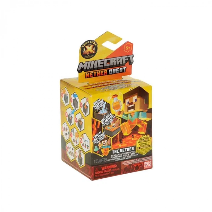 MINECRAFT  TRR60000-41735  THE NETHER QUEST S4 - FİGÜR AVI SÜRPRİZ PAKET  5+