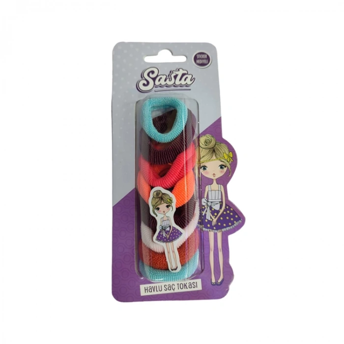 SASTA 557370 HAVLU SAÇ TOKASI 12Lİ