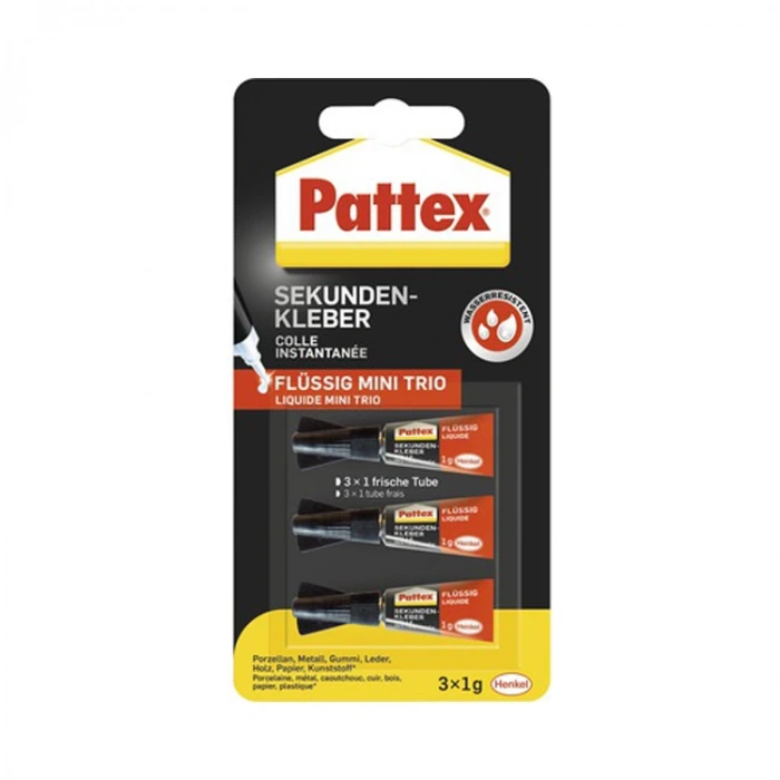 PATTEX JAPON YAPIŞTIRICI SÜPER MİNİ TRİO 3X1 GR
