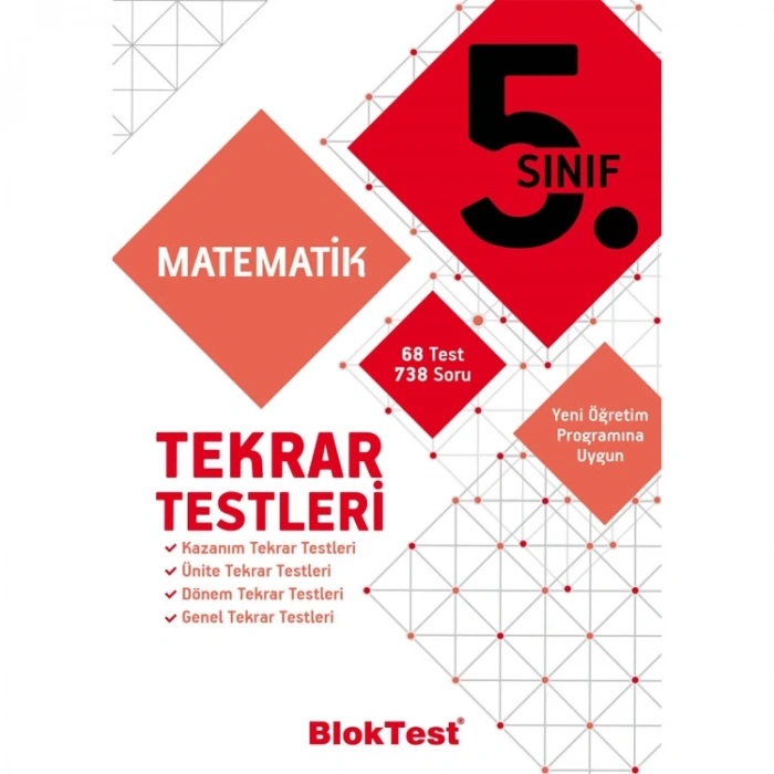 TUDEM 5. SINIF BLOKTEST MATEMATİK TEKRAR TESTLERİ