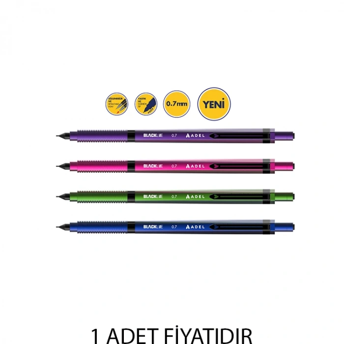 ADEL BLACKLINE  0.7mm MEKANİK VERSATİL KALEM - 2120000031