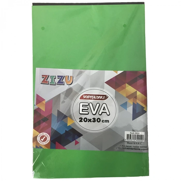 ZİZU 20x30cm YAPIŞKANLI EVA 10LU -  DK0020