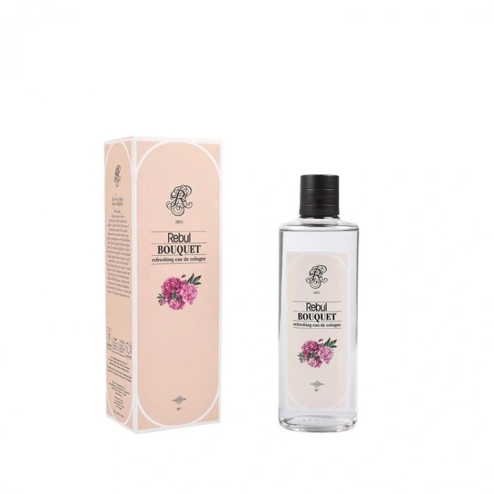 REBUL BOUQUET CAM ŞİŞE KOLONYA 80 DERECE 250ml.