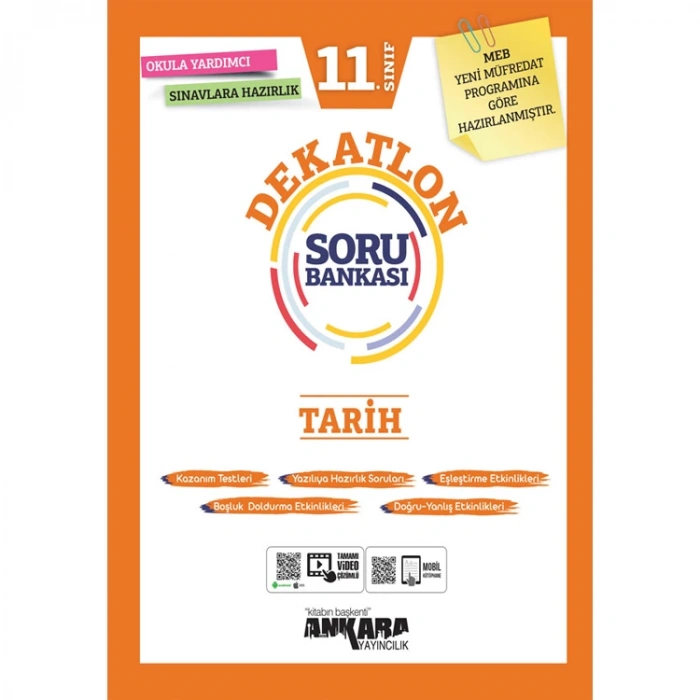ANKARA 11.SINIF TARİH DEKATLON SORU BANKASI