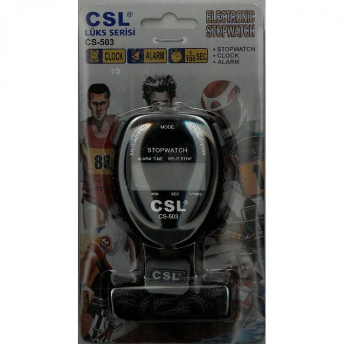 CSL CS-503 KRONOMETRE LÜKS SERİ TEKLİ KARTELA - SİYAH