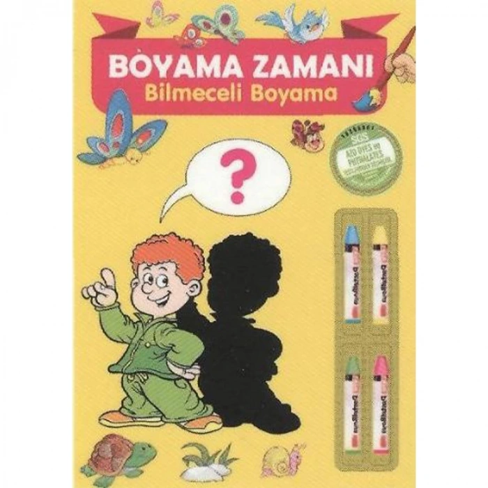 BOYAMA ZAMANI BİLMECELİ BOYAMA