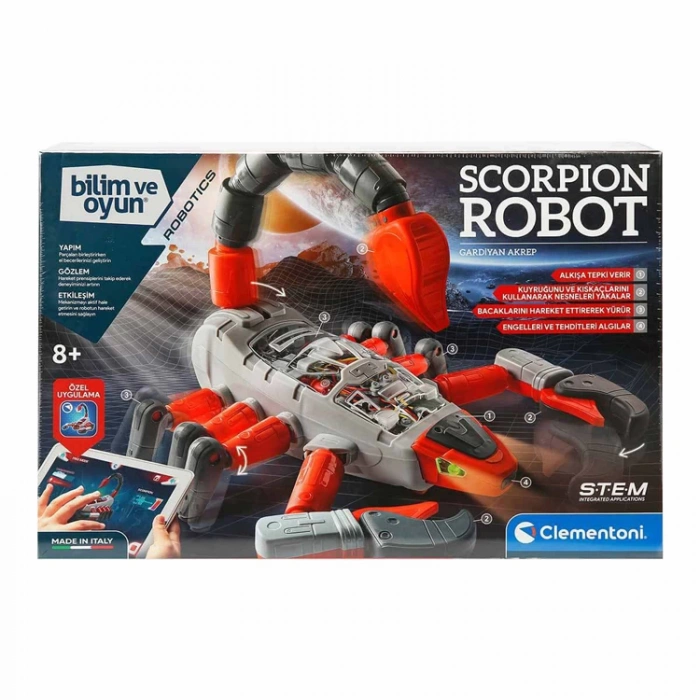 CLEMENTONI 64331 ROBOTİK LABOTARUVARI SCORPİON ROBOT