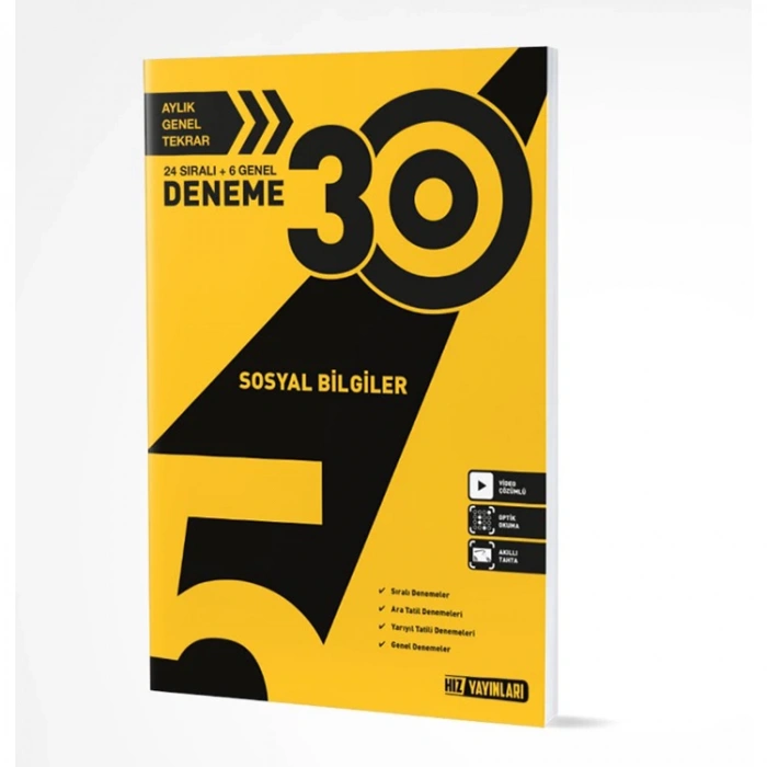 HIZ 5. SINIF SOSYAL BİLGİLER 30LU DENEME