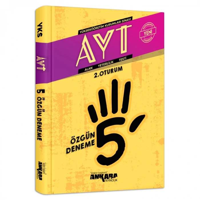 ANKARA AYT 5 ÖZGÜN DENEME