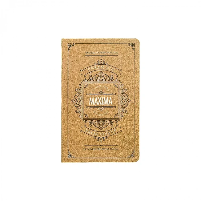 GIPTA MAXIMA İPLİK DİKİŞLİ SERT KAPAK DEFTER 13x21 120YP. ÇİZGİSİZ